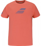 Meeste T-s&auml;rk Babolat Exercise Big Flag - Oranž