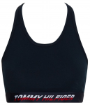 Topp Tommy Hilfiger Mid Intensity Tape Racer Bra - Sinine