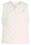 Naiste tennisevest Tommy Hilfiger LW Down Quilted Collarless - Beež