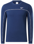 Meeste dressipluus Reebok Wor Piping Crew - Sinine