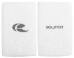 Tennise randmepael Solinco Wristband Double Wide - Valge