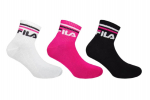 Tennisesokid Fila Plain Quarter Socks 3P - Mitmev&auml;rviline
