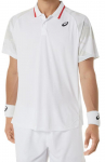 Meeste tennisepolo Asics Court Graphic Polo-Shirt - Valge