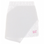 Naiste tenniseseelik EA7 Woman Jersey Miniskirt - Valge
