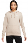 Naiste tennisejakk Nike Sportswear Club Fleece Pullover Hoodie - Beež
