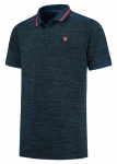 Meeste tennisepolo K-Swiss Tac Hypercourt Polo Melange - T&uuml;rkiissinine