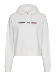 Naiste tennisejakk Tommy Hilfiger Regular Graphic Hood - Valge