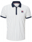 Meeste tennisepolo Fila Polo Stripes "Bj&ouml;rn" M - Valge