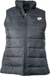 Naiste tennisevest Lotto Running II Gilet Pad - Must