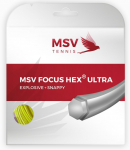 Tennisekeeled MSV Focus Hex Ultra (12 m) - Kollane
