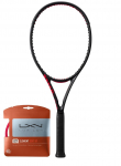 Tennisereket Wilson Clash 100L V3.0 + keel