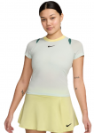 Naiste T-s&auml;rk Nike Court Dri-Fit Advantage Top - Roheline