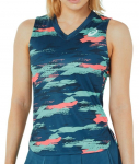 Naiste tennisetopp Asics Women Match Graphic Tank - Sinine