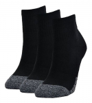 Tennisesokid Under Armour HeatGear Quarter 3P - Must