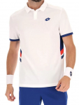 Meeste tennisepolo Lotto Squadra III Polo - Valge