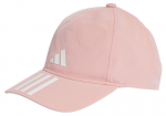 Tennisem&uuml;ts Adidas 3-Stripes Aeroready Baseball Cap - Roosa