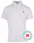 Meeste tennisepolo Wilson Daily Court Shirt - Valge