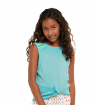 T&uuml;drukute T-s&auml;rk Lucky in Love Desert Vibes Twist Front Tank - Sinine