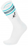Tennisesokid Australian Socks With Lines 1P - Valge