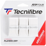 Pealisgripid Tecnifibre Players Dry 3P - Valge