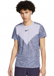 Meeste T-s&auml;rk Nike Dri-Fit Slam Tennis Top - Lilla