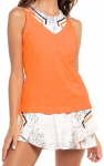 Naiste tennisetopp Lucky in Love Animal Instinct Instinct Bralette Tank - Oranž