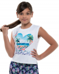 T&uuml;drukute T-s&auml;rk Lucky in Love Novelty Print Aloha Tank Girls - Mitmev&auml;rviline