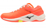 Meeste sulgpalli/squashi kingad Mizuno Wave Stealth Neo - neon flame/black/bol