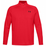 Meeste T-s&auml;rk Under Armour UA Tech 2.0 1/2 Zip M - Punane