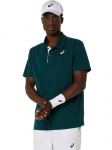 Meeste tennisepolo Asics Court - Roheline