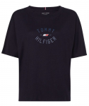 Naiste T-s&auml;rk Tommy Hilfiger Relaxed Graphic Tee - T&uuml;rkiissinine