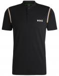 Meeste tennisepolo BOSS Pariq MB - Must