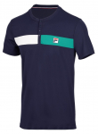 Meeste tennisepolo Fila US Open Emilio T-Shirt - Sinine