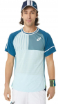 Meeste T-s&auml;rk Asics Match Short Sleeve Top - T&uuml;rkiissinine