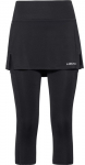 Naiste tenniseseelik Head Club 3/4 Tights Skort - Must
