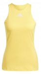 Naiste tennisetopp Adidas Tennis Y-Tank Top - Kollane