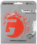 Tennisekeeled Gamma Synthetic Gut w/ WearGuard (12,2 m) - Valge
