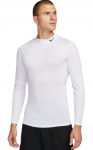 Kompressioonriided Nike Pro Dri-FIT Fitness Mock-Neck Long-Sleeve - Valge