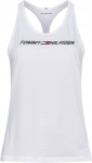 Naiste tennisetopp Tommy Hilfiger Reg Graphic Mesh C-NK Tank Top - Valge