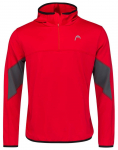 Meeste dressipluus Head Club 22 Tech Hoodie M - Punane
