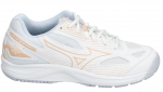 Naiste sulgpalli/squashi kingad Mizuno Cyclone Speed 4 - white/peach parfait/halogen blue