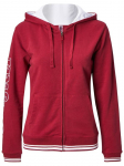 Naiste tennisejakk Wilson W Team II FZ Hoody - Punane