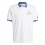 Meeste tennisepolo Adidas Clubhouse Classic Premium Tennis Polo Shirt - Valge