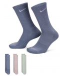 Tennisesokid Nike Everyday Plus Cushioned Training Crew Socks 3P - Mitmev&auml;rviline