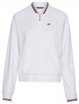Naiste tennisejakk Tommy Hilfiger Relaxed Sueded Modal GS Bomber - Valge