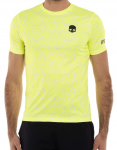 Meeste T-s&auml;rk Hydrogen Allover Tennis Tech T-Shirt - Kollane