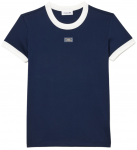 Naiste T-s&auml;rk Lacoste Slim Fit Cotton Tennis T-Shirt - Sinine