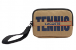 Vidin Lacoste Neocroc Tennis Print Zipped Billfold - Beež