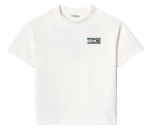 Poiste T-s&auml;rk Lacoste Cotton Back and Front Print T-shirt - Valge