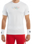 Meeste T-s&auml;rk Hydrogen Olympic Skull Tech T-Shirt - Valge